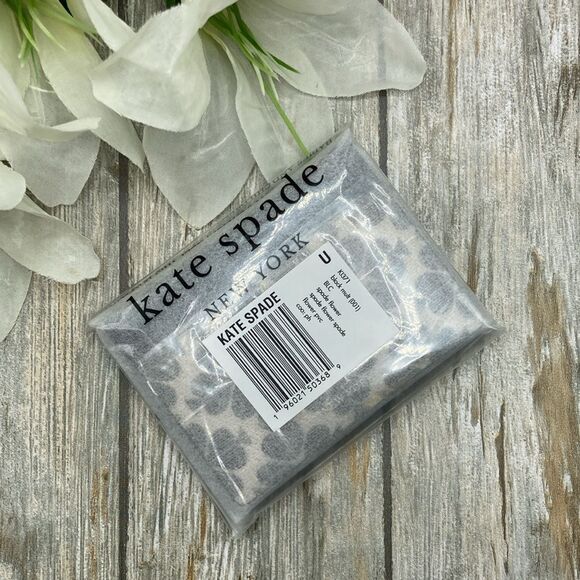 Kate Spade Signature Spade Flower Small Slim Card Holder Wallet Bag Purse - Picture 8 of 11